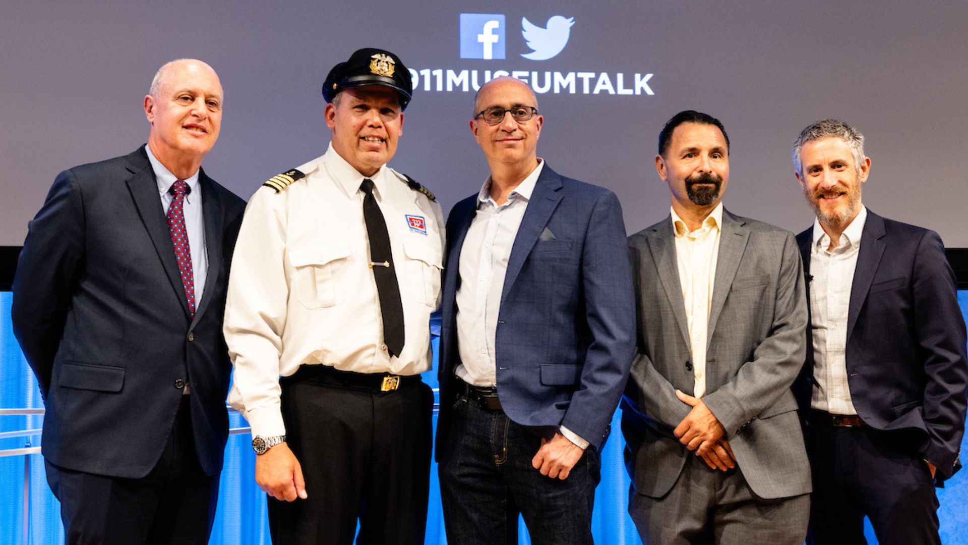 Speakers on stage following the program