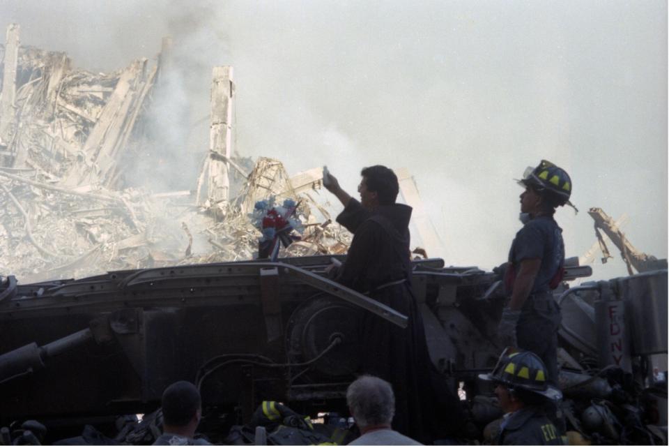 Father Brian Jordan at Ground Zero